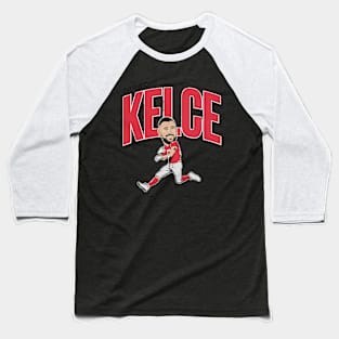 Travis Kelce Caricature Baseball T-Shirt